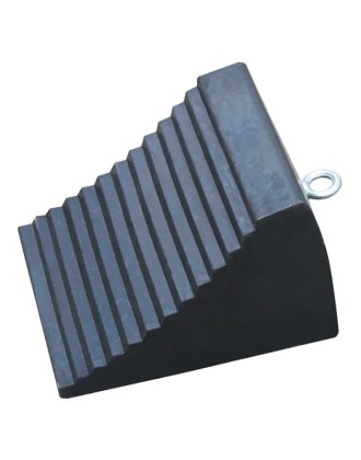 Heavy-Duty Rubber Wheel Chock with Eyebolt LW16